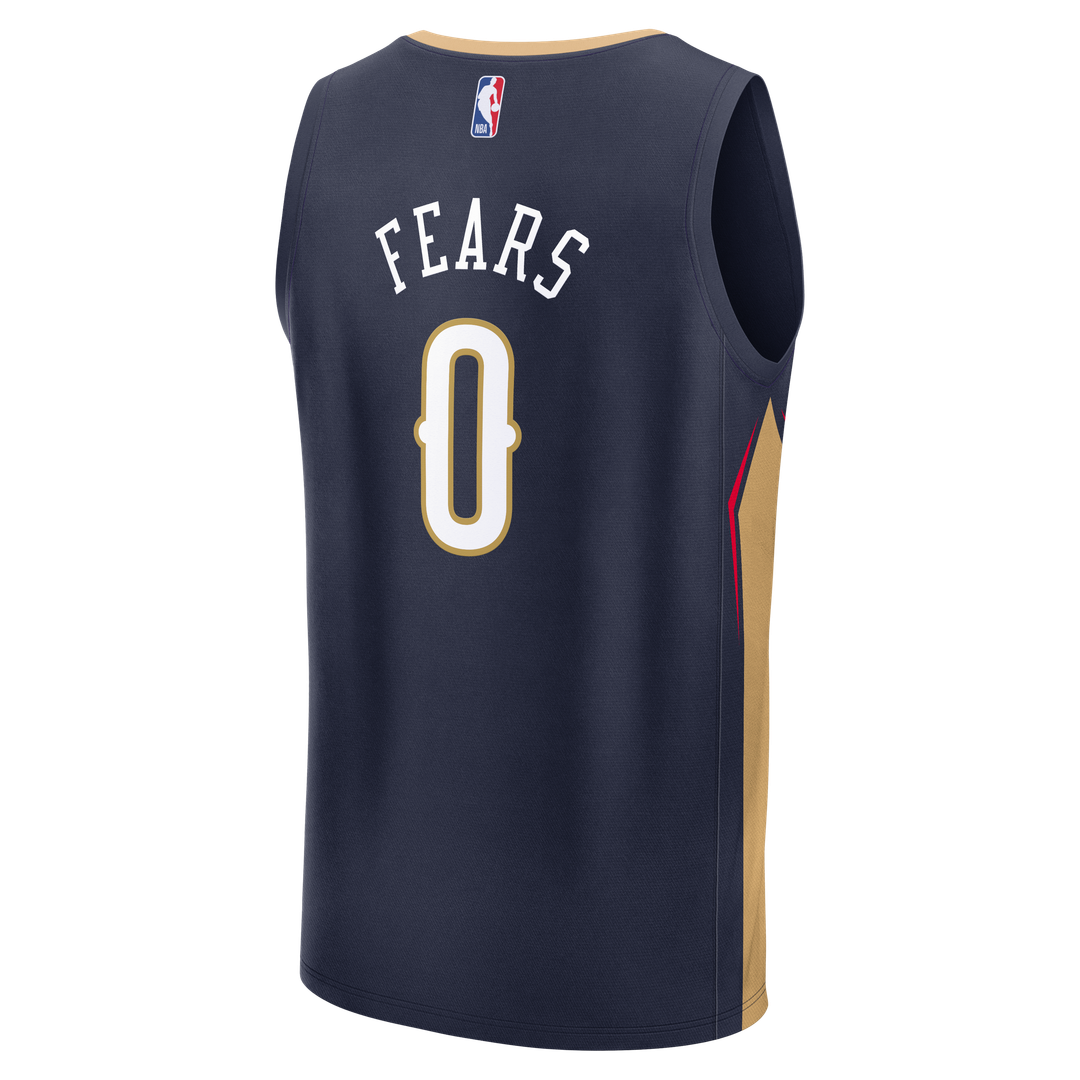 Jeremiah Fears New Orleans Pelicans Fanatics Fast Break Replica Jersey - Navy - Icon Edition | NBA Fan Gear