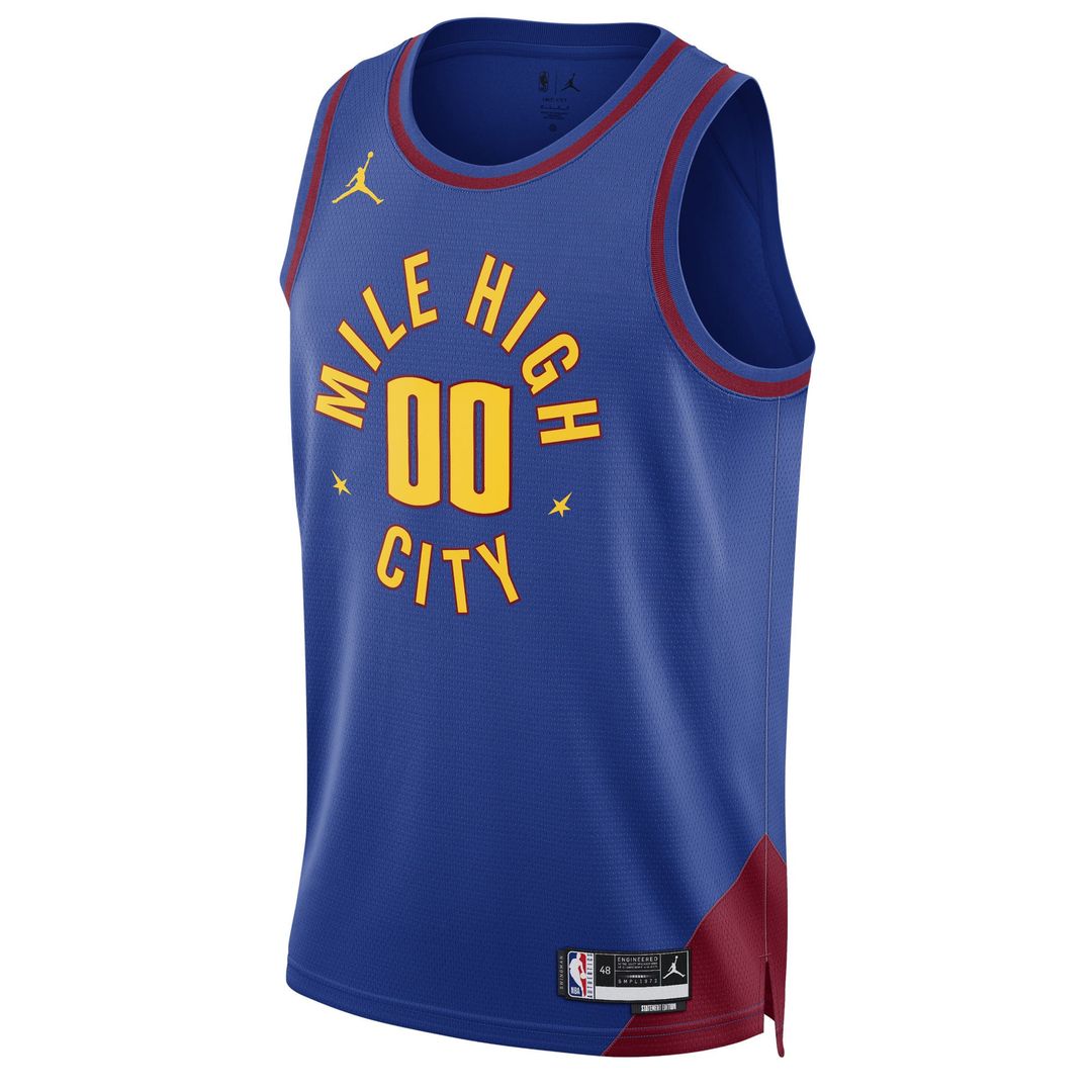 Denver Nuggets Jordan Brand Unisex 2022/ 23 Swingman Custom Jersey - Statement Edition - Blue | NBA Fan Gear
