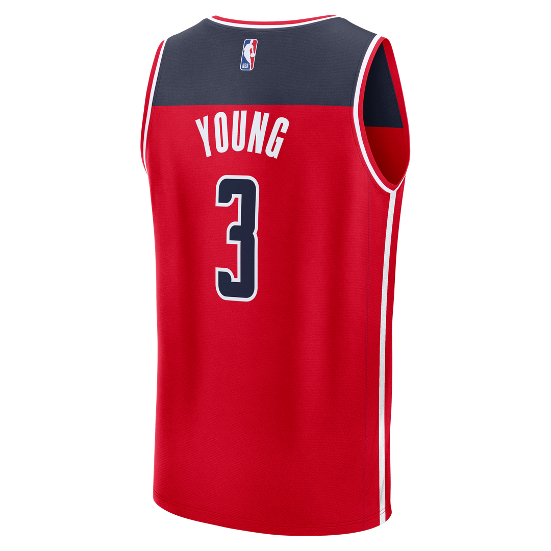 Trae Young Washington Wizards Fanatics Fast Break Jersey - Icon Edition - Red | NBA Fan Gear