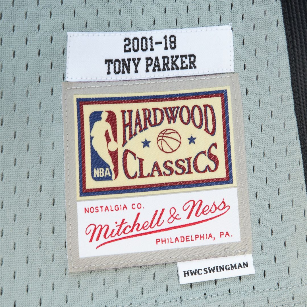 Tony Parker San Antonio Spurs Mitchell & Ness Unisex Hall of Fame Class of 2023 Throwback Swingman Jersey - Gray | NBA Fan Gear