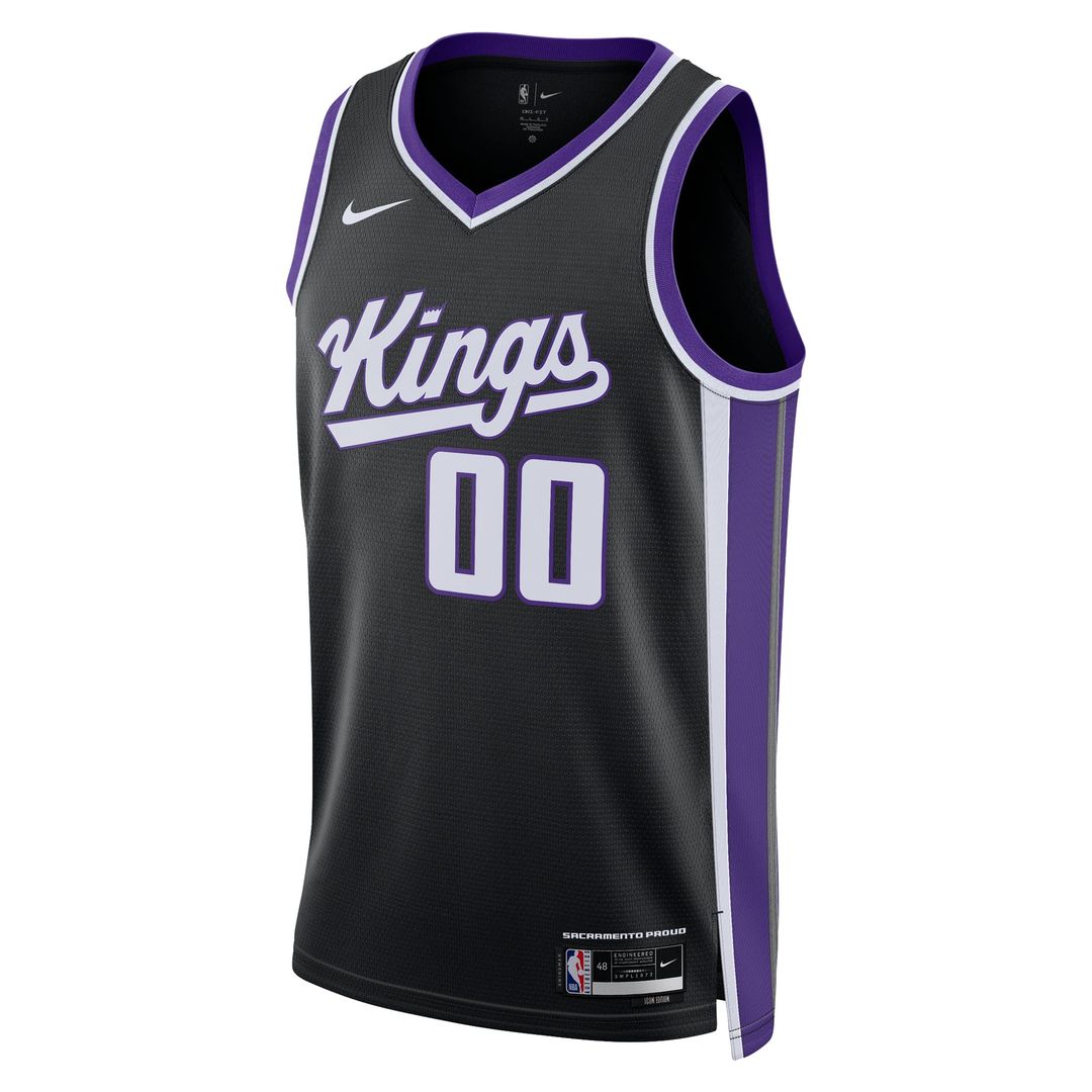 Sacramento Kings Nike Unisex Swingman Custom Jersey - Icon Edition - Black | NBA Fan Gear