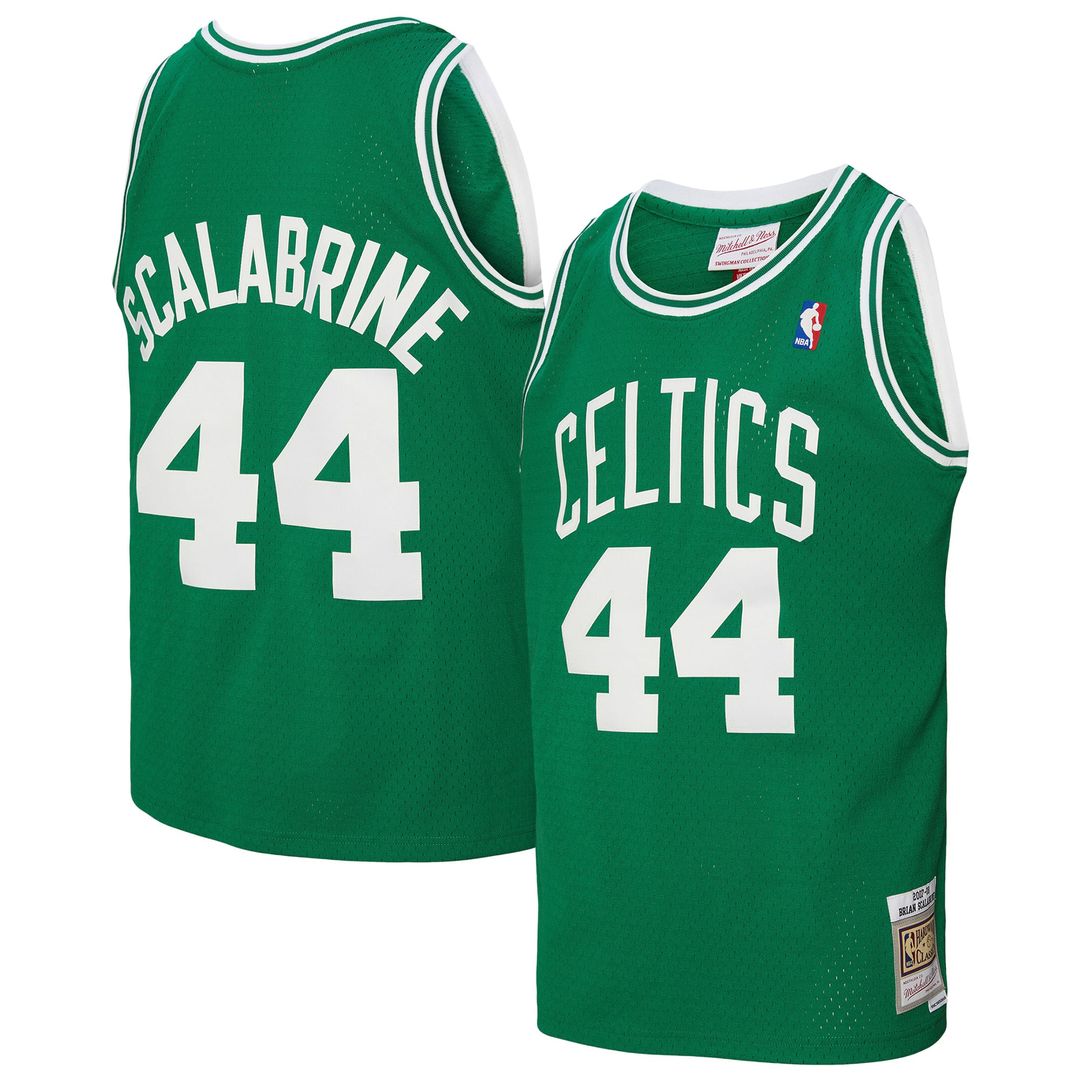Brian Scalabrine Boston Celtics Mitchell & Ness 2007/ 08 Hardwood Classics Swingman Jersey - Kelly Green | NBA Fan Gear