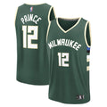 Taurean Prince Milwaukee Bucks Fanatics Fast Break Replica Player Jersey - Icon Edition - Hunter Green | NBA Fan Gear