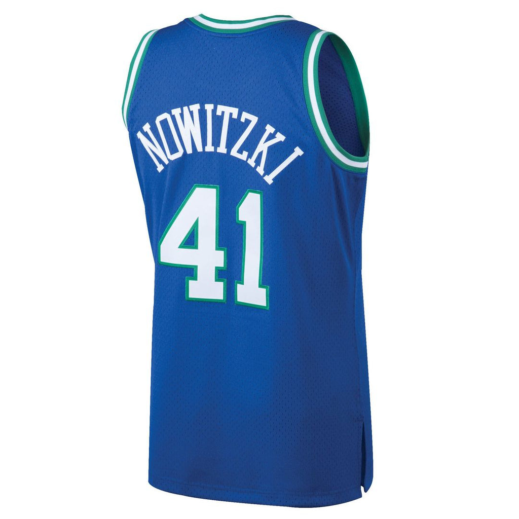 Dirk Nowitzki Dallas Mavericks Mitchell & Ness 2011/ 12 Hardwood Classics Swingman Jersey - Navy | NBA Fan Gear