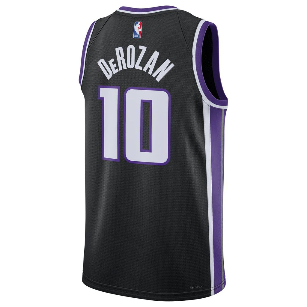 DeMar DeRozan Sacramento Kings Nike Unisex Swingman Player Jersey - Icon Edition - Black | NBA Fan Gear