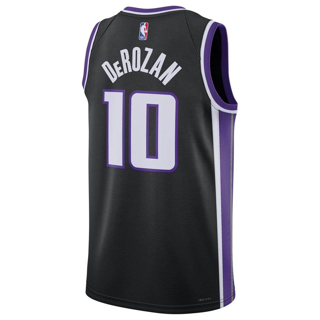 DeMar DeRozan Sacramento Kings Nike Unisex Swingman Player Jersey - Icon Edition - Black | NBA Fan Gear