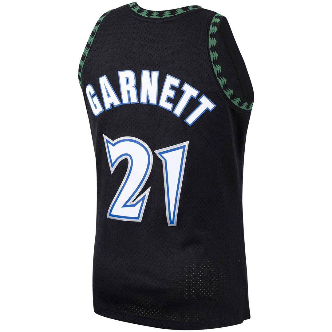 Kevin Garnett Minnesota Timberwolves Mitchell & Ness Hardwood Classics Swingman Jersey - Black | NBA Fan Gear