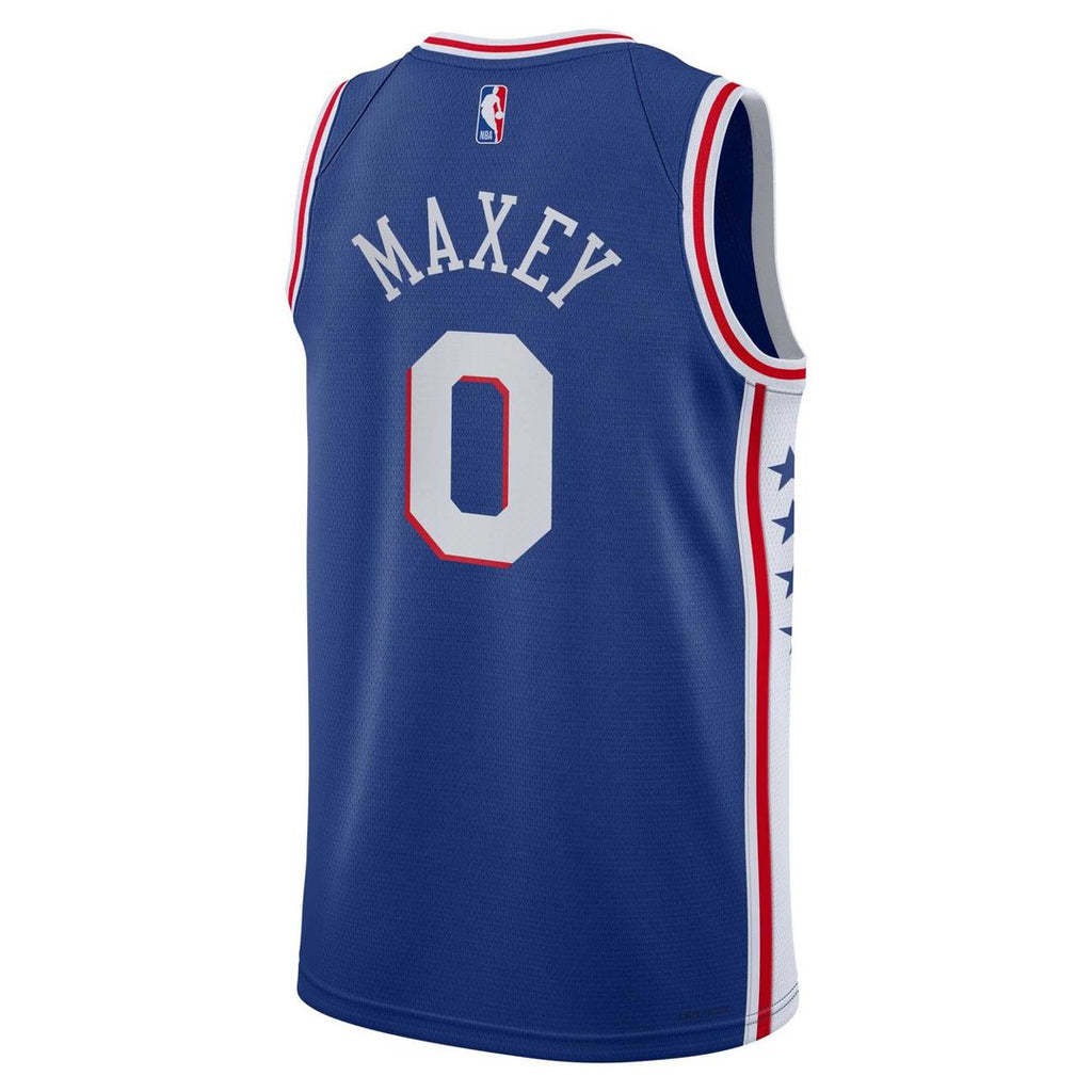 Tyrese Maxey Philadelphia 76ers Nike Youth Swingman Jersey - Icon Edition - Royal | NBA Fan Gear