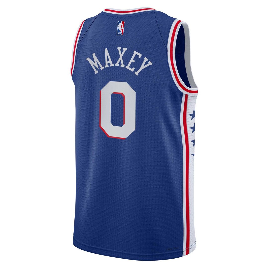 Tyrese Maxey Philadelphia 76ers Nike Youth Swingman Jersey - Icon Edition - Royal | NBA Fan Gear