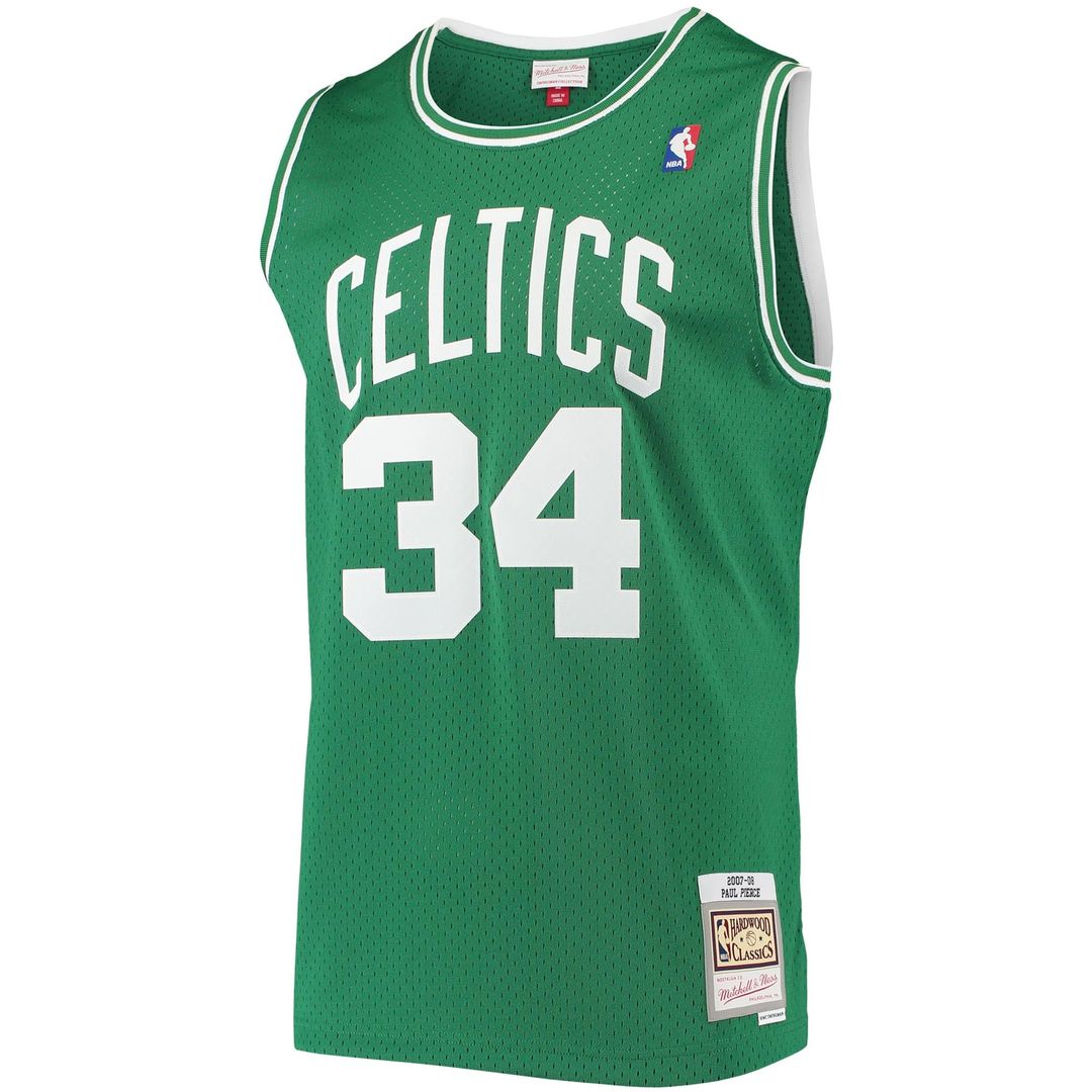 Paul Pierce Boston Celtics Mitchell & Ness Hardwood Classics Swingman Jersey - White | NBA Fan Gear