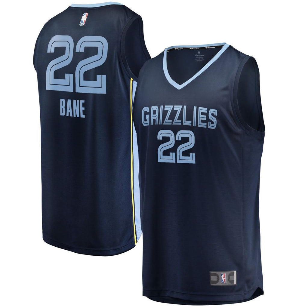 Desmond Bane Memphis Grizzlies Fanatics Fast Break Replica Jersey - Icon Edition - Navy | NBA Fan Gear