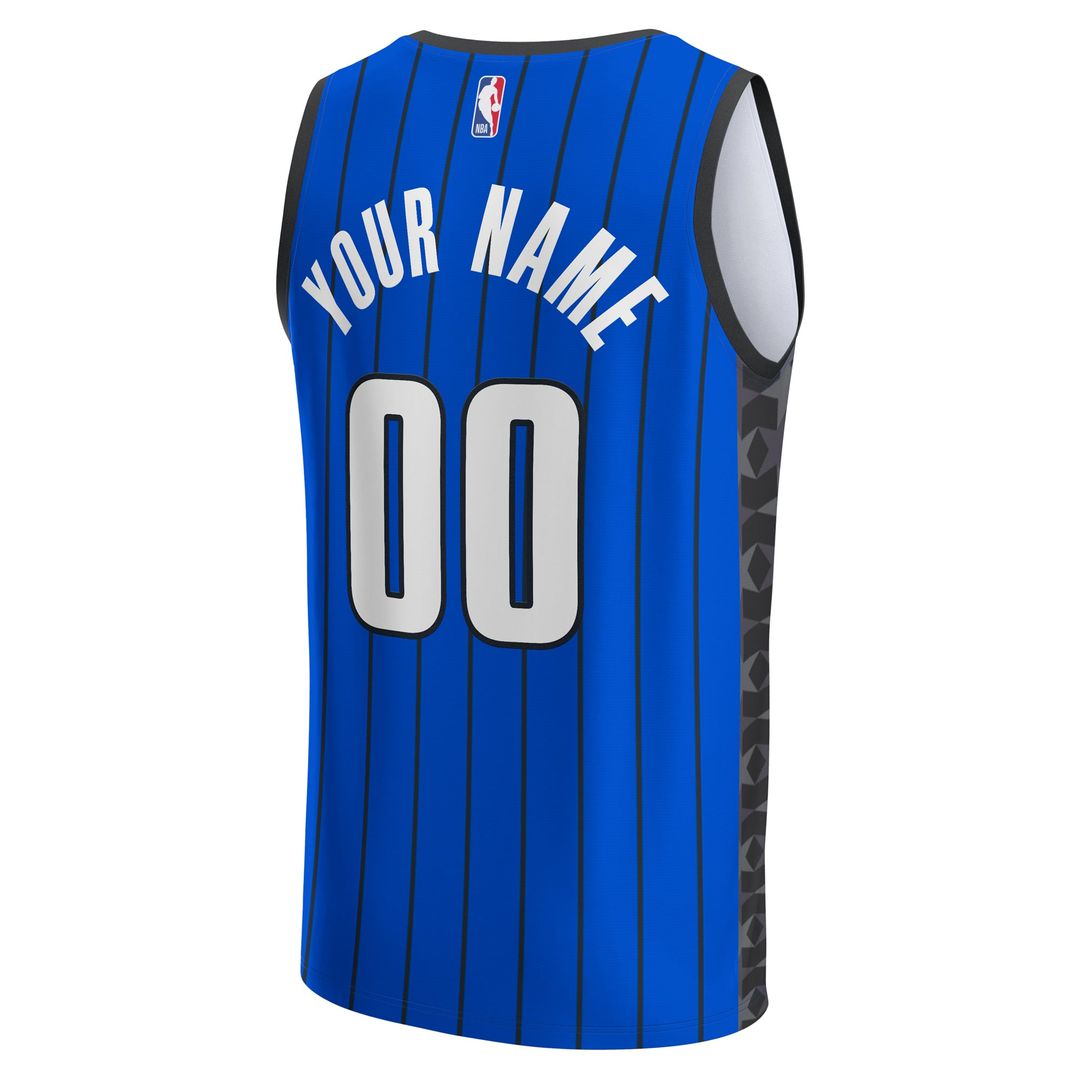 Orlando Magic Fanatics Youth Fast Break Replica Custom Jersey - Statement Edition - Blue | NBA Fan Gear