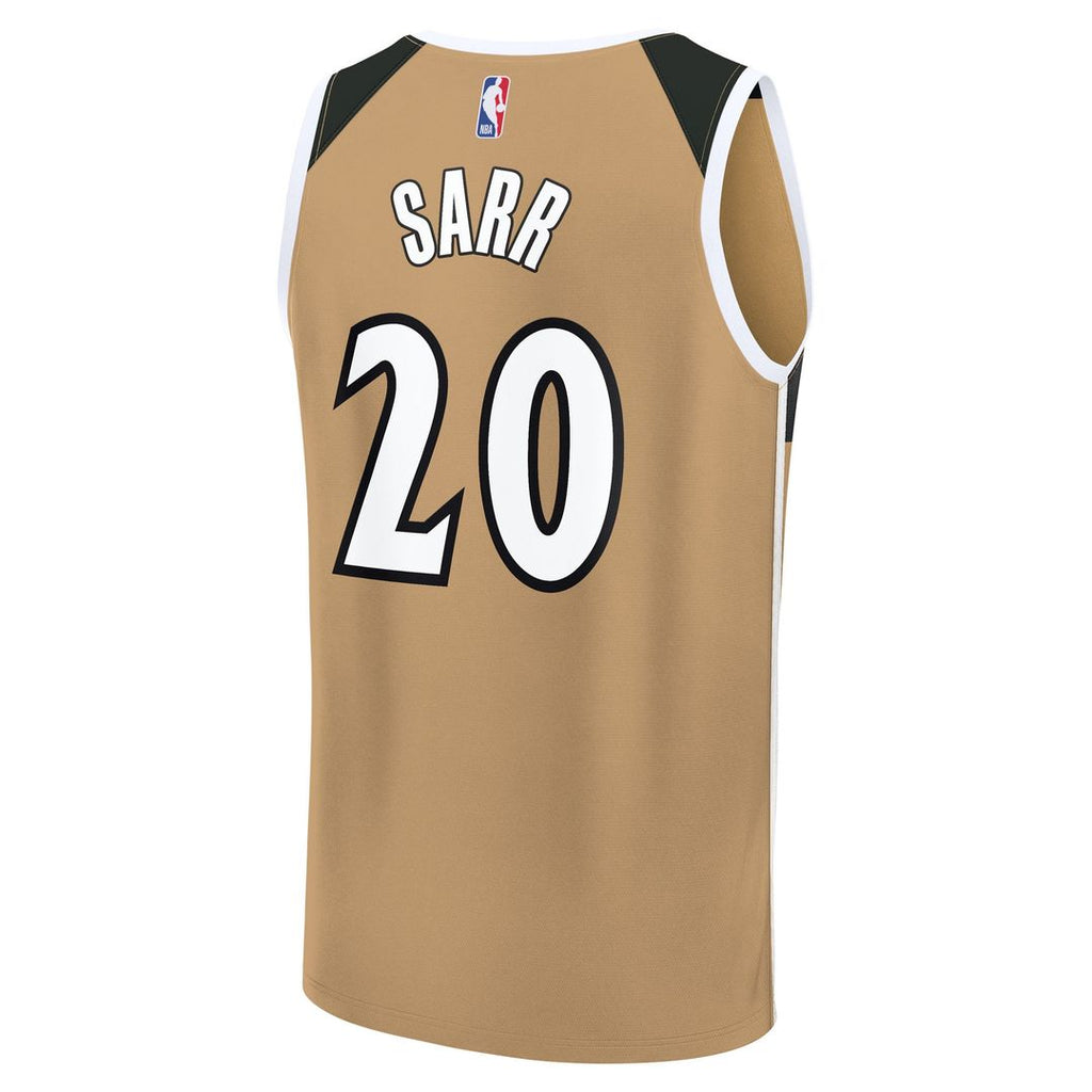 Alex Sarr Washington Wizards Fanatics 2025/ 26 City Edition Fast Break Jersey - Gold | NBA Fan Gear