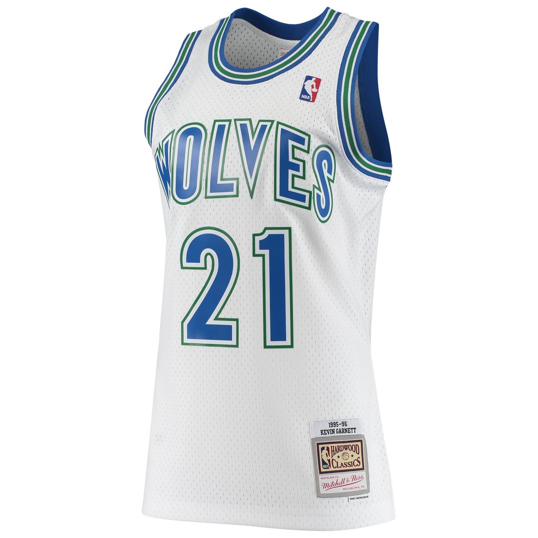 Kevin Garnett Minnesota Timberwolves Mitchell & Ness Hardwood Classics Swingman Jersey - Black | NBA Fan Gear