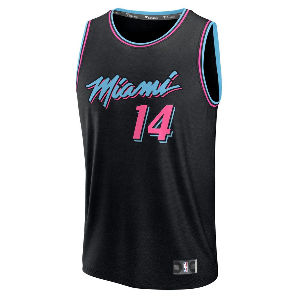 Tyler Herro Miami Heat Fanatics 2025/ 26 City Edition Fast Break Jersey - Black | NBA Fan Gear