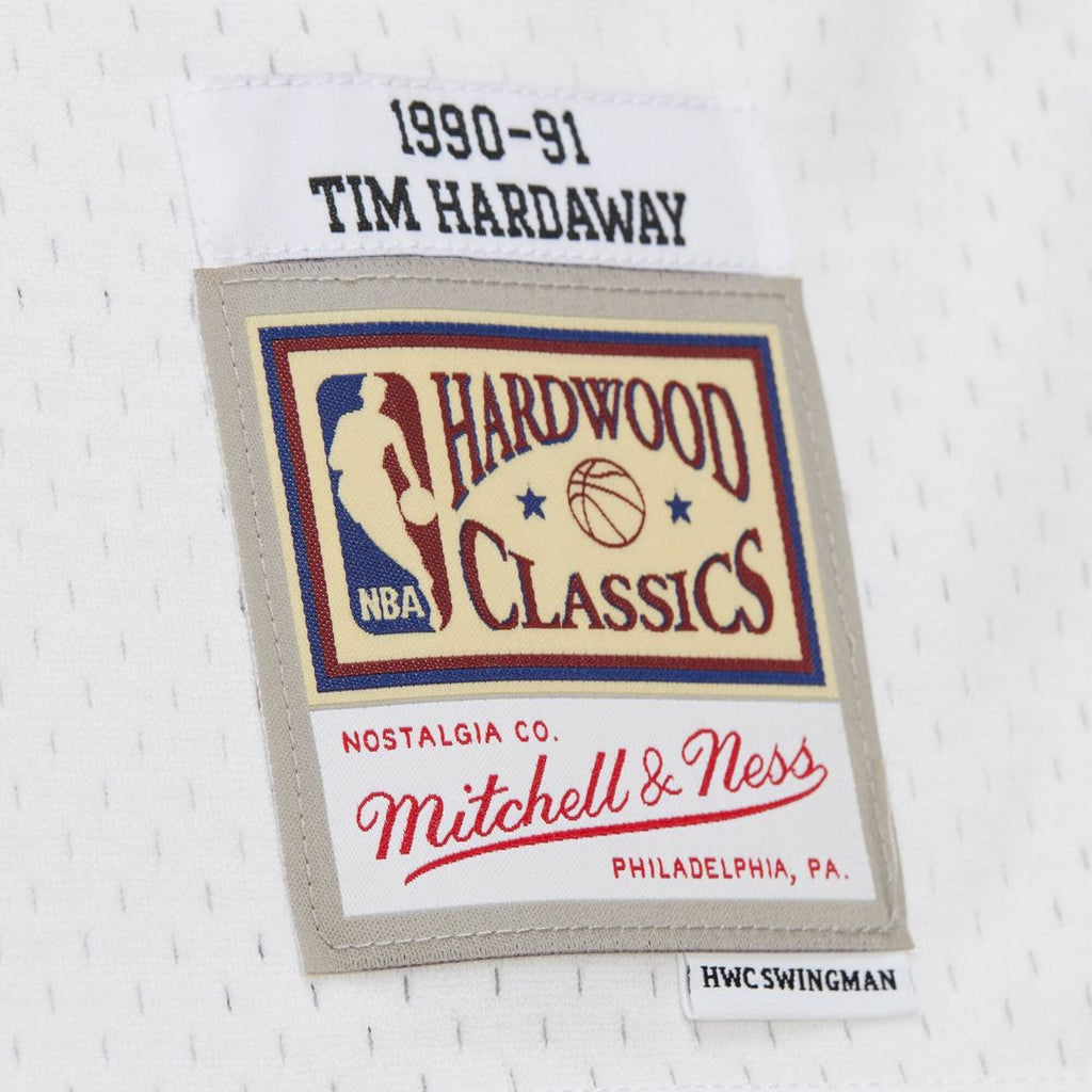 Tim Hardaway Golden State Warriors Mitchell & Ness Hardwood Classics 1990/ 91 Swingman Jersey - White | NBA Fan Gear