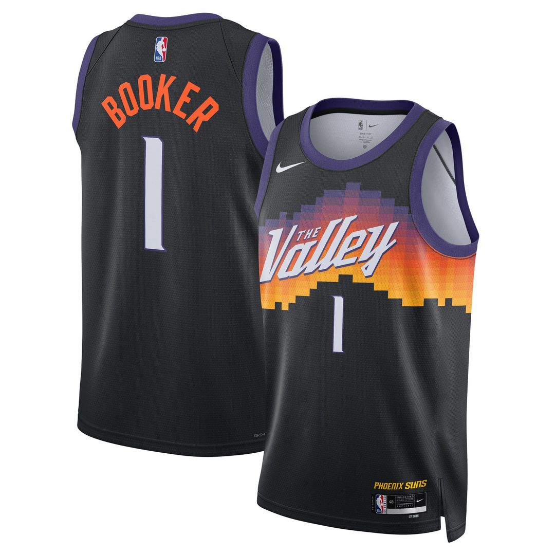Devin Booker Phoenix Suns Nike Unisex 2025/ 26 Swingman Jersey - Black - City Edition | NBA Fan Gear