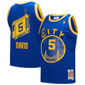 Baron Davis Golden State Warriors Mitchell & Ness Hardwood Classics 2004/ 05 Swingman Jersey - Royal | NBA Fan Gear