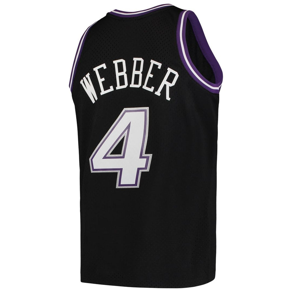 Chris Webber Sacramento Kings Mitchell & Ness 2000/ 01 Hardwood Classics Swingman Jersey - Black | NBA Fan Gear