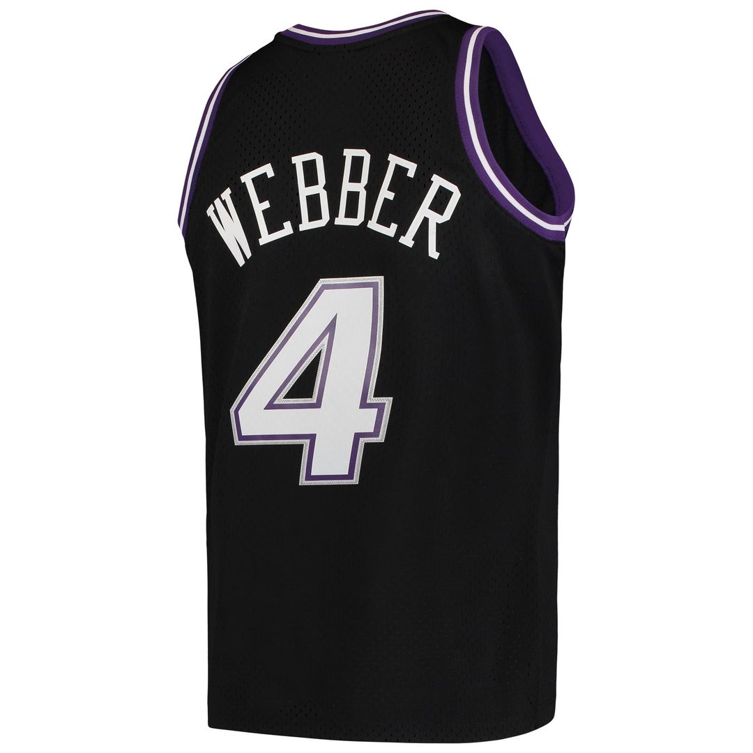 Chris Webber Sacramento Kings Mitchell & Ness 2000/ 01 Hardwood Classics Swingman Jersey - Black | NBA Fan Gear