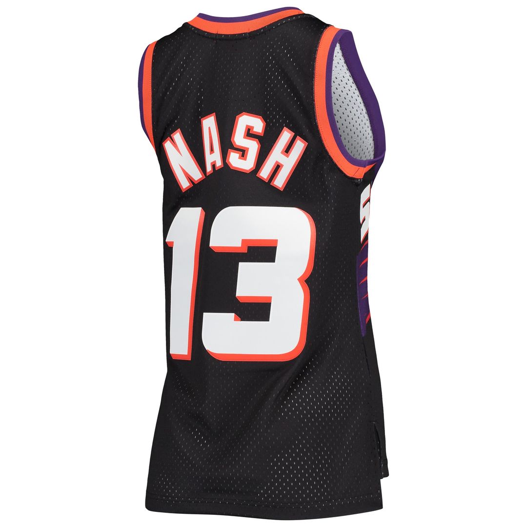 Steve Nash Phoenix Suns Mitchell & Ness Women's Hardwood Classics Swingman Jersey - Black | NBA Fan Gear
