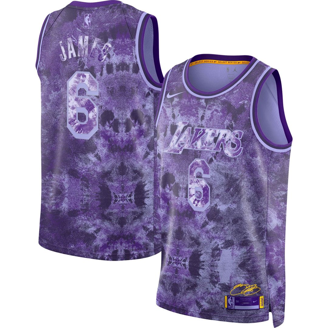 LeBron James Los Angeles Lakers Nike Unisex Select Series Swingman Jersey - Purple | NBA Fan Gear