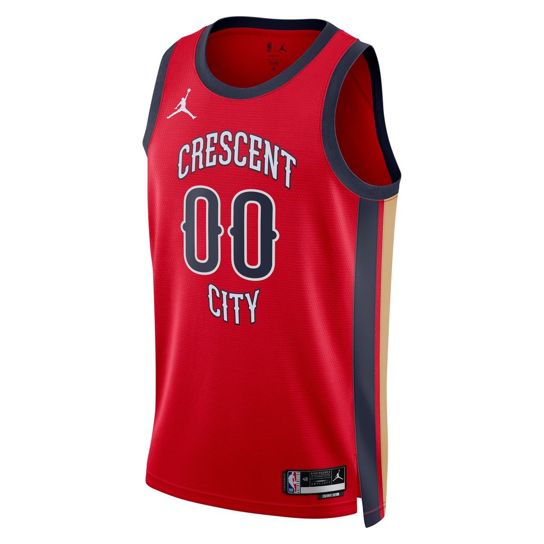 New Orleans Pelicans Jordan Brand Unisex Swingman Custom Jersey - Red - Statement Edition | NBA Fan Gear