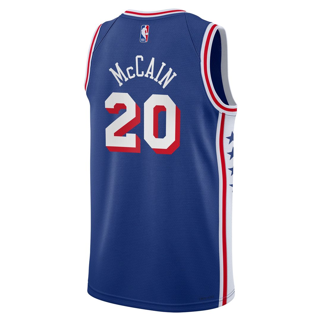 Jared McCain Philadelphia 76ers Nike Youth Swingman Jersey - Icon Edition - Royal | NBA Fan Gear