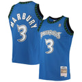 Stephon Marbury Minnesota Timberwolves Mitchell & Ness 1996/ 97 Hardwood Classics Swingman Jersey - Blue | NBA Fan Gear