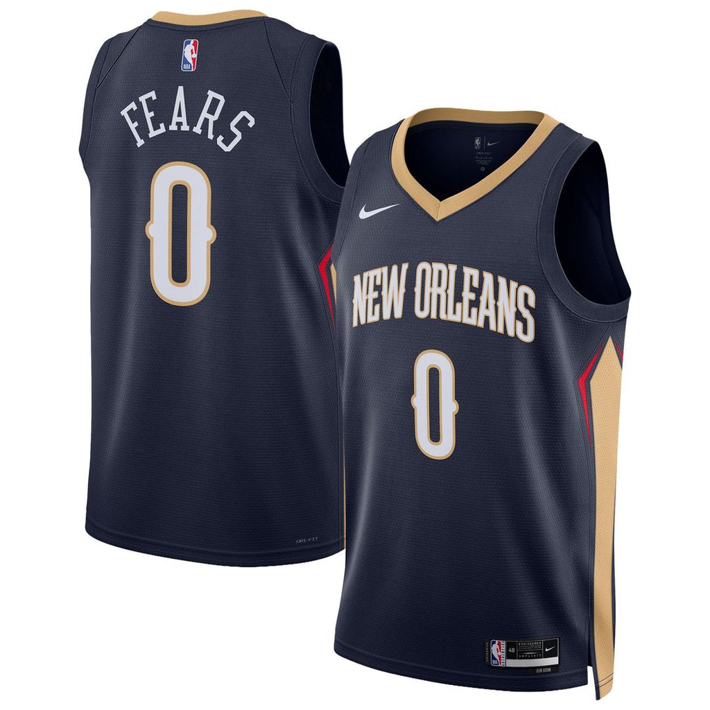 Jeremiah Fears New Orleans Pelicans Nike Unisex Swingman Jersey - Icon Edition - Navy | NBA Fan Gear