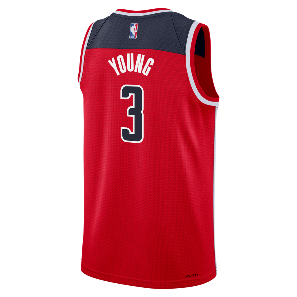 Trae Young Washington Wizards Nike Youth Swingman Jersey - Icon Edition - Red | NBA Fan Gear