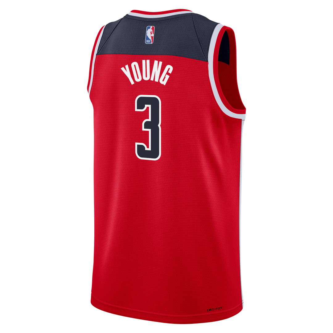 Trae Young Washington Wizards Nike Youth Swingman Jersey - Icon Edition - Red | NBA Fan Gear
