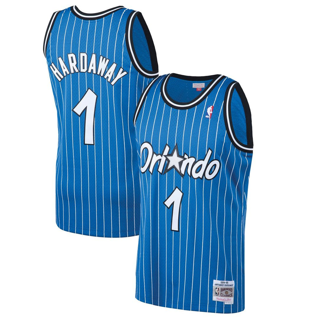 Penny Hardaway Orlando Magic Mitchell & Ness 1994/ 95 Hardwood Classics Swingman Jersey - Blue | NBA Fan Gear