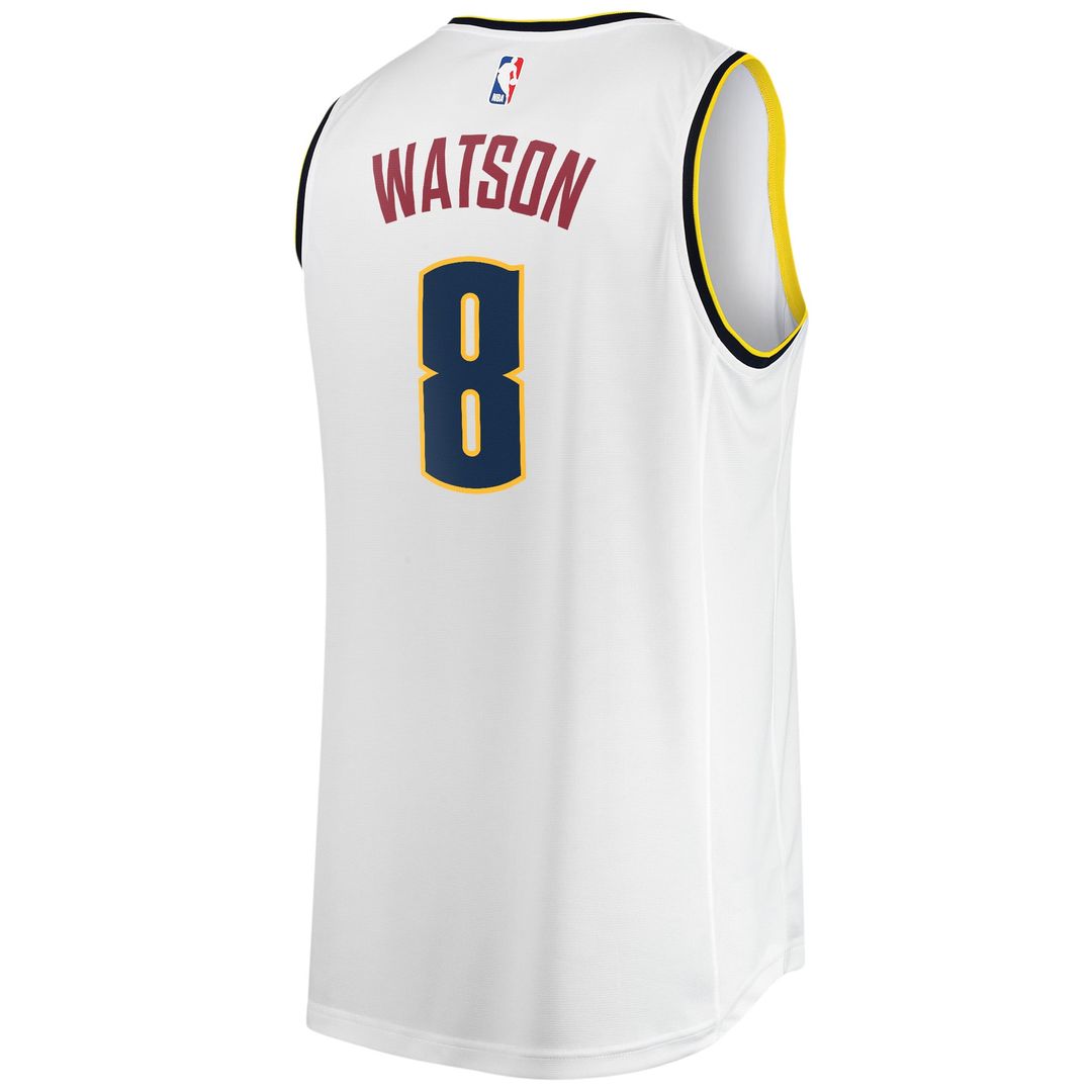 Peyton Watson Denver Nuggets Fanatics Fast Break Player Jersey - Association Edition - White | NBA Fan Gear