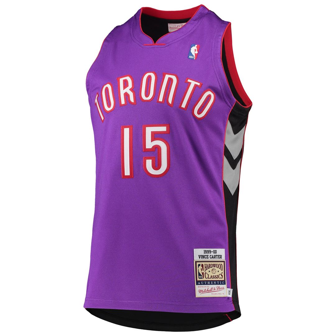 Vince Carter Toronto Raptors Mitchell & Ness 1999/ 2000 Hardwood Classics Authentic Jersey - Purple | NBA Fan Gear