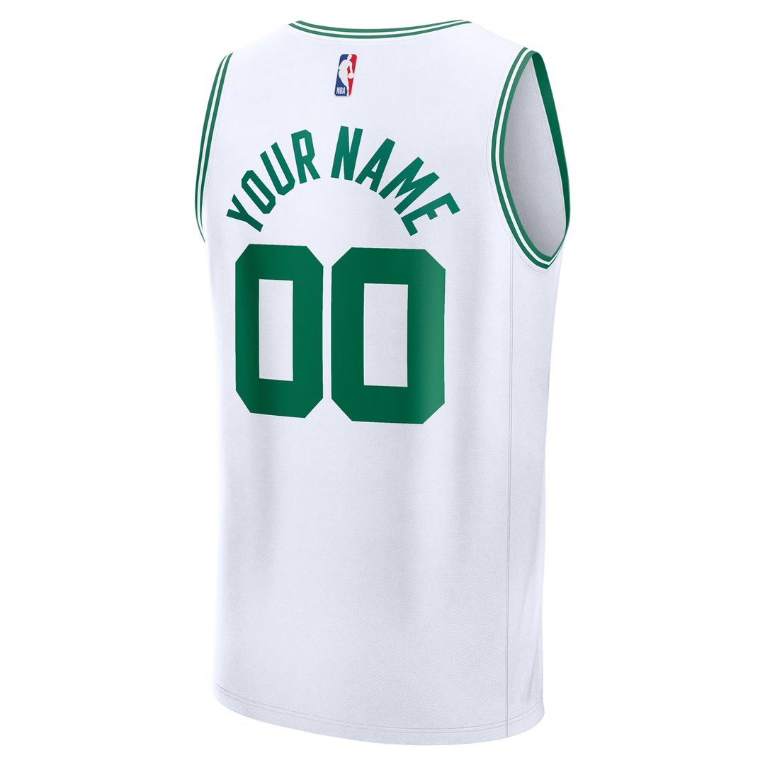 Boston Celtics Fanatics Youth Fast Break Custom Replica Jersey - Kelly Green - Icon Edition | NBA Fan Gear