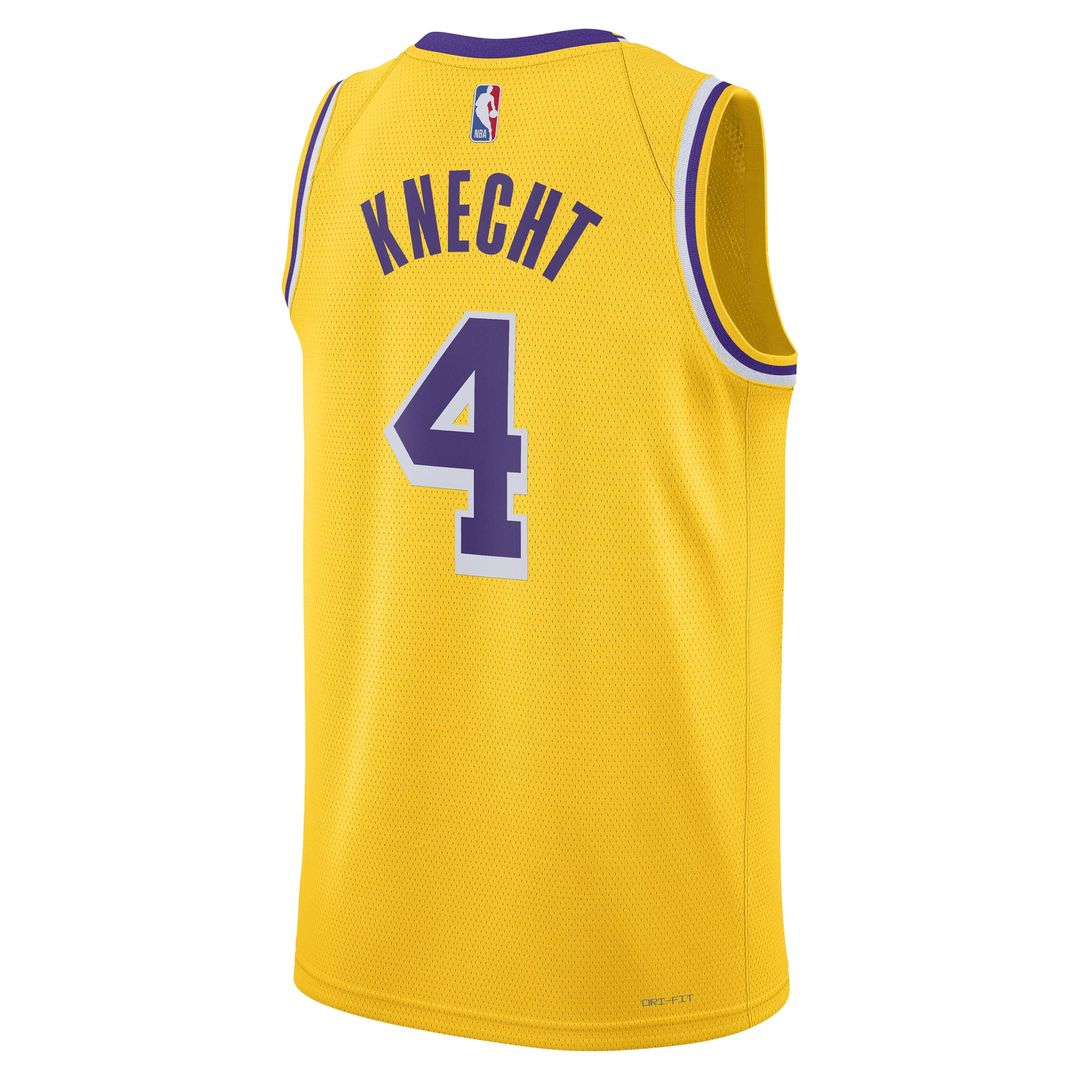 Dalton Knecht Los Angeles Lakers Nike Unisex Swingman Jersey - Gold | NBA Fan Gear