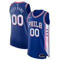 Philadelphia 76ers Nike Custom Authentic Jersey - Icon Edition - Royal | NBA Fan Gear