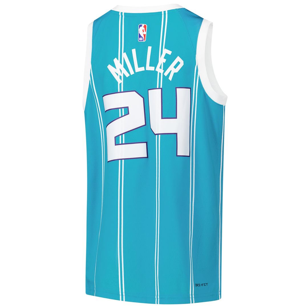 Brandon Miller Charlotte Hornets Nike Youth Swingman Jersey - Icon Edition - Teal | NBA Fan Gear
