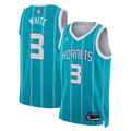 Coby White Charlotte Hornets Jordan Brand Unisex Swingman Jersey - Icon Edition - Teal | NBA Fan Gear