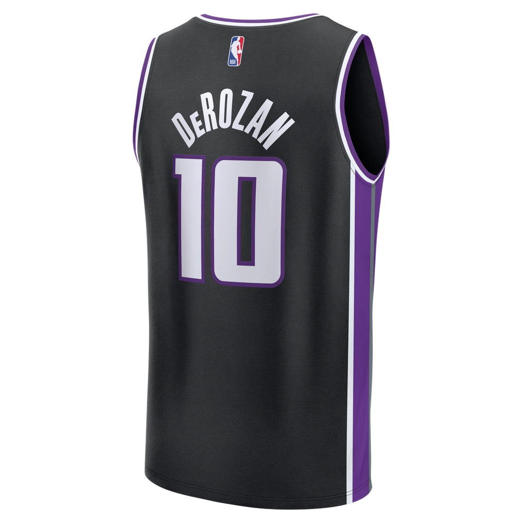 DeMar DeRozan Sacramento Kings Fanatics Fast Break Replica Player Jersey - Icon Edition - Black | NBA Fan Gear