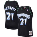 Kevin Garnett Minnesota Timberwolves Mitchell & Ness Hardwood Classics Swingman Jersey - Black | NBA Fan Gear