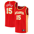Clint Capela Atlanta Hawks Fanatics 2021/ 22 Fast Break Replica Jersey - Icon Edition - Red | NBA Fan Gear