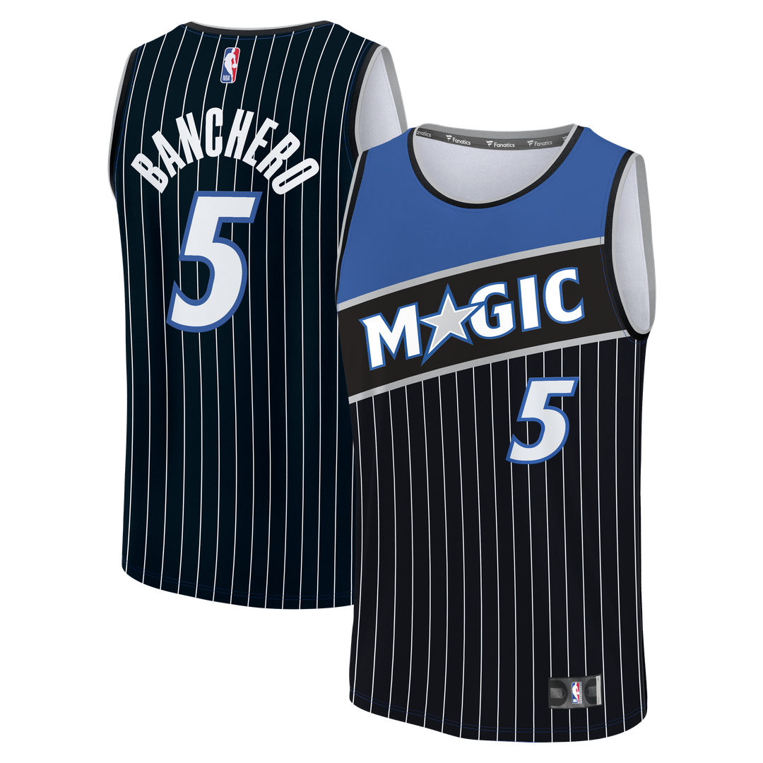 Paolo Banchero Orlando Magic Fanatics Youth Fast Break Jersey - Statement Edition - Black | NBA Fan Gear