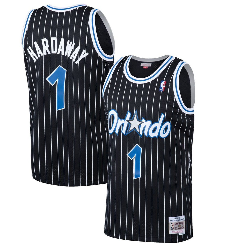 Penny Hardaway Orlando Magic Mitchell & Ness Hardwood Classics Swingman Jersey - Black | NBA Fan Gear