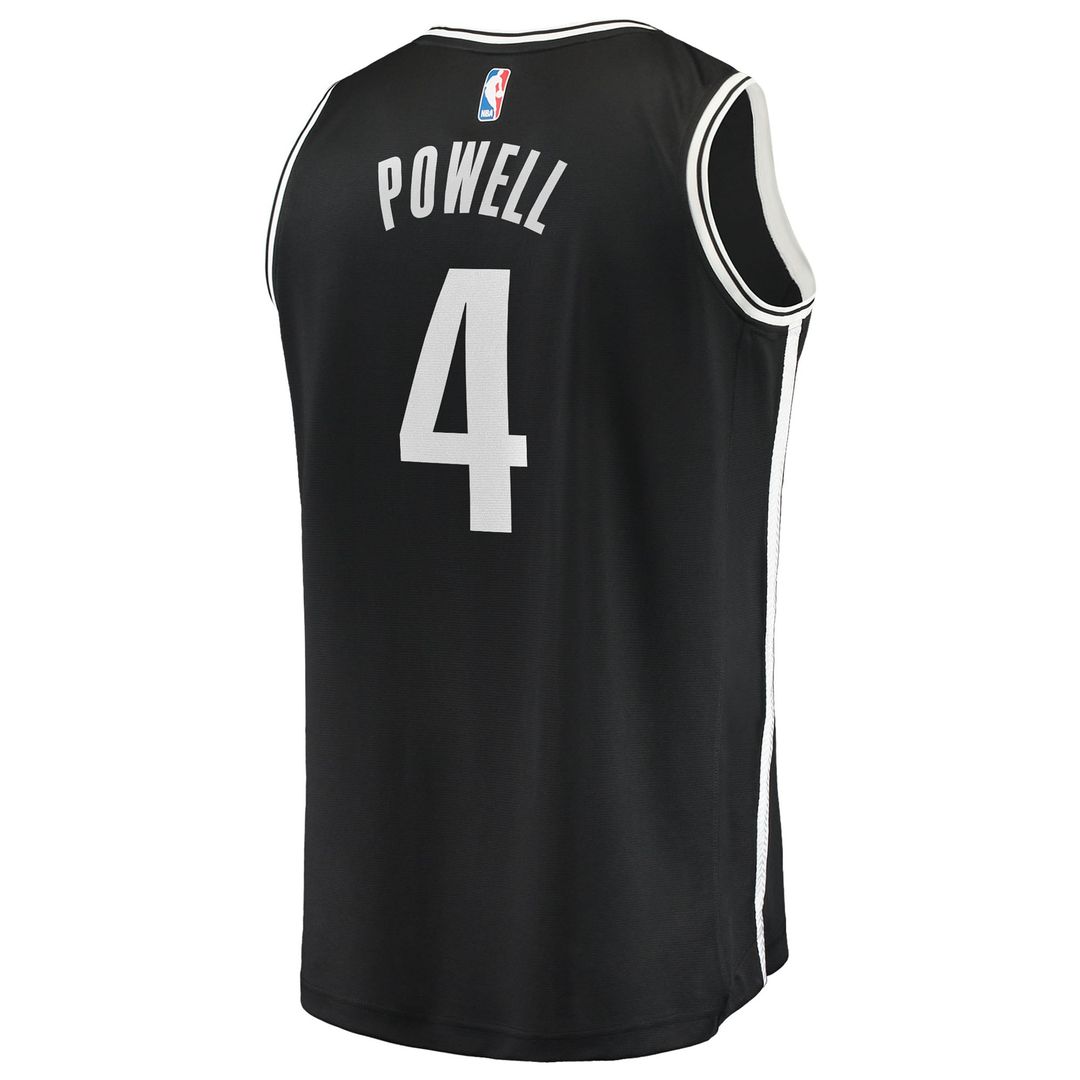 Drake Powell Brooklyn Nets Fanatics Youth Fast Break Replica Jersey - Black - Icon Edition | NBA Fan Gear