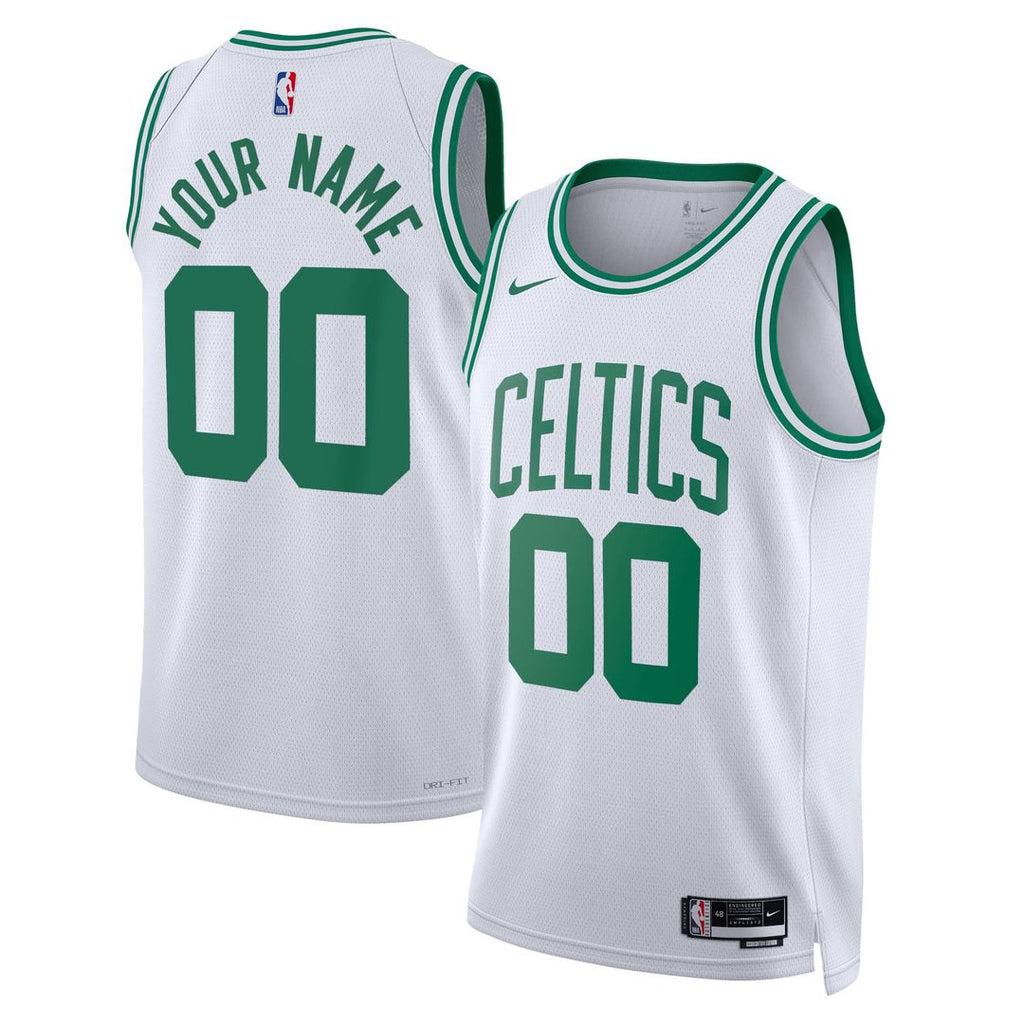Boston Celtics Nike Unisex Swingman Custom Jersey White - Association Edition | NBA Fan Gear