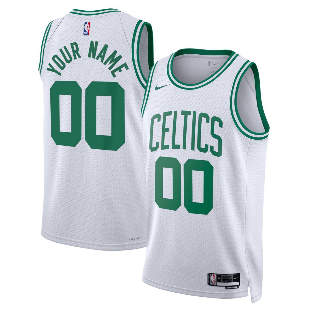 Boston Celtics Nike Unisex Swingman Custom Jersey White - Association Edition | NBA Fan Gear