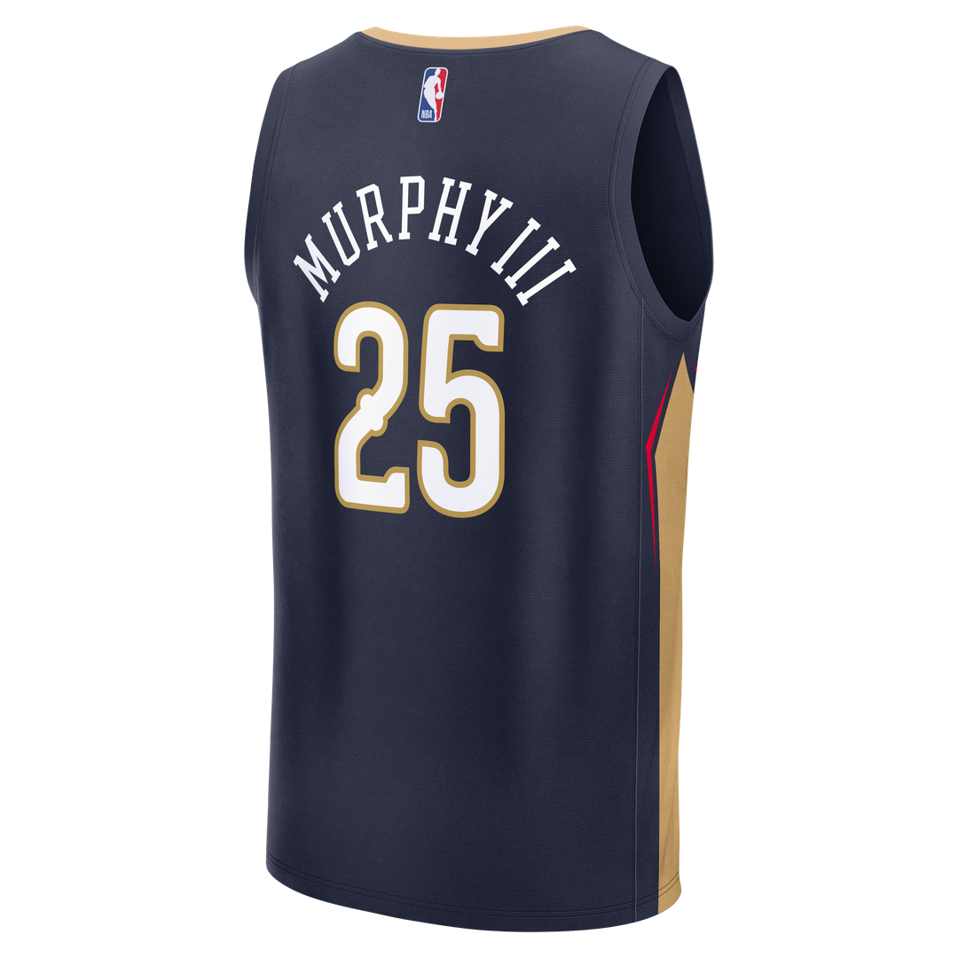 Trey Murphy III New Orleans Pelicans Fanatics Fast Break Replica Jersey - Navy - Icon Edition | NBA Fan Gear