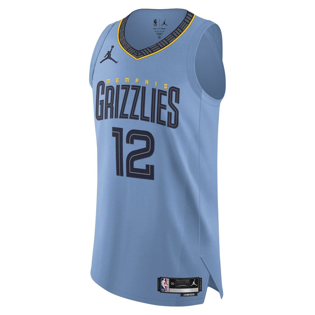 Ja Morant Memphis Grizzlies Jordan Brand Authentic Player Jersey - Statement Edition - Light Blue | NBA Fan Gear